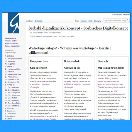 Screenshot Wiki digitalizaciski koncept